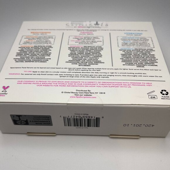 CLINICALS Brightening, Firming & Hydrating Facial Serums Set - NWOT - Picture 4 of 4